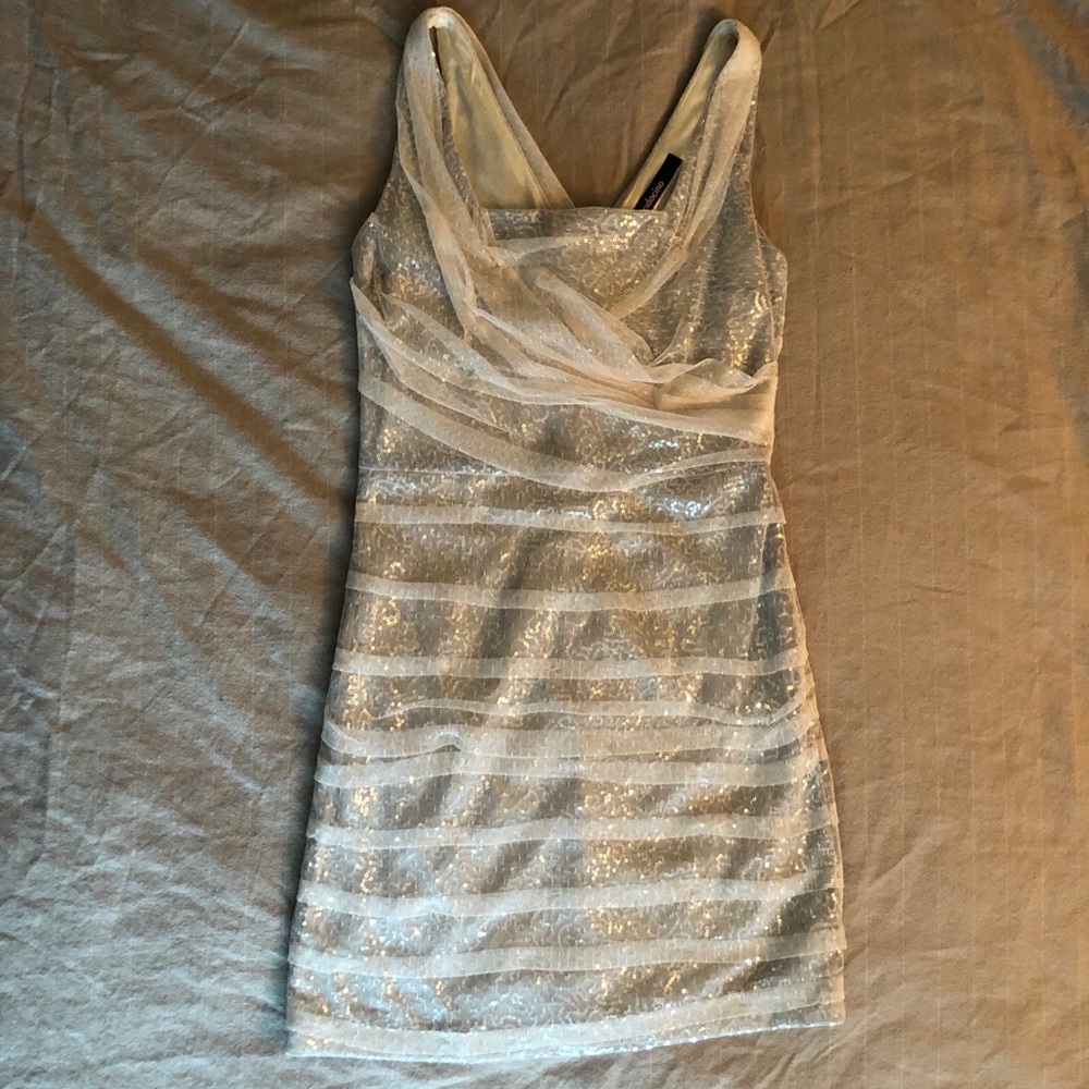 Mendocino Sequin Mesh Dress